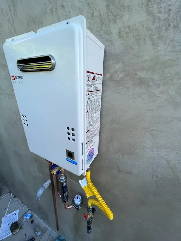 Tankless water heater installation for Cherry Creek Country Club homes